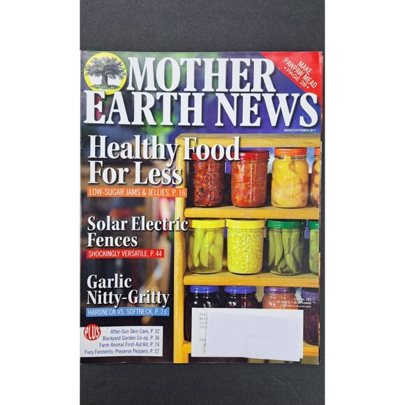 Mother Earth News Magazine Lot of 7 Issues From 2016 2017 Bread Garden Urban - Picture 8 of 10